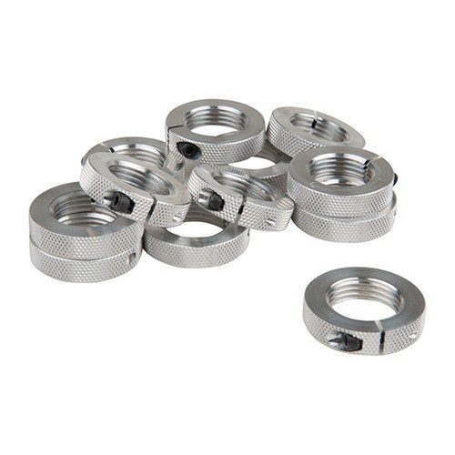Le CROSS BOLT DIE LOCK RING di Forster offrono un allineamento preciso senza danneggiare le filettature, utilizzando un sistema a bullone incrociato facile da usare.