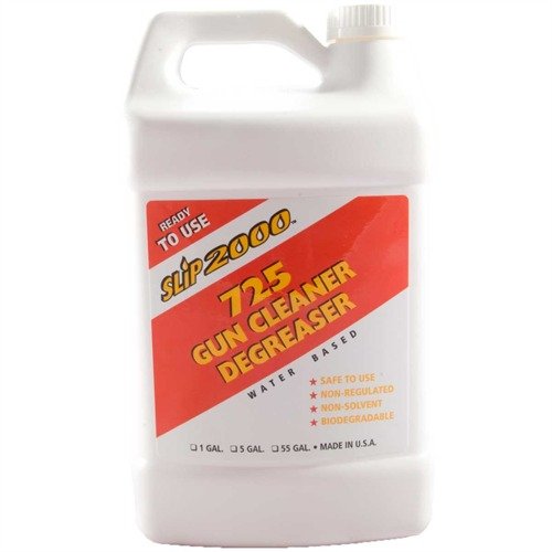 Entdecke den 725 Gun Cleaner Degreaser von SLIP 2000! 🧼 Er reinigt effektiv und schützt empfindliche Metalle. Ideal für Waffenpflege!