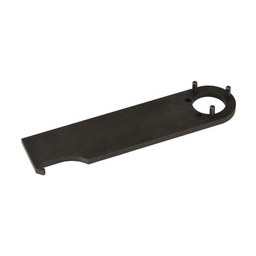 Der FOREARM WRENCH von YANKEE HILL ist ein robuster Stahl-Schlüssel, der das Festziehen von Handguard Barrel Nuts auf das richtige Drehmoment erleichtert.