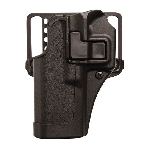 L'holster Blackhawk SERPA CQC offre sicurezza senza pari per la pistola, un'estrazione fluida e un design compatto, con ritenzione di livello 2 e versatilità.