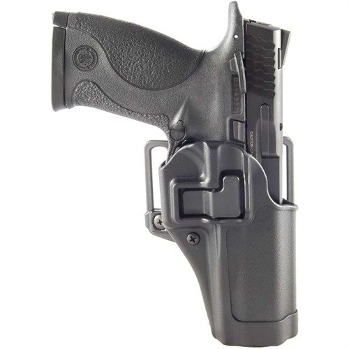 L'holster Blackhawk SERPA CQC offre sicurezza eccezionale per la pistola e un'estrazione fluida, con ritenzione di livello 2 e design compatto e versatile.