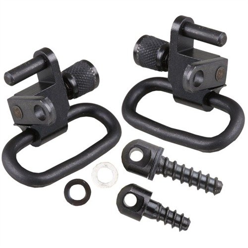 Die RIFLE SLING SWIVEL SETS von GROVTEC US bieten zuverlässige, komplett aus Stahl gefertigte Schnellwechsel-Schwenkhalter für deine Gewehre.