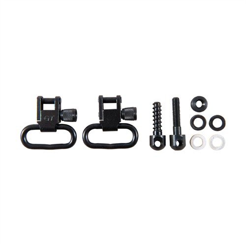 Die RIFLE SLING SWIVEL SETS von GROVTEC US bieten robuste, komplett aus Stahl gefertigte Befestigungen mit einem schnellen Abnehm-System für vielseitige Nutzung.