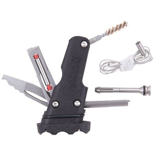 Das AR-15 A2 FIELD SURVIVAL TOOL GRIP CORE kombiniert zahlreiche Werkzeuge für Notfälle in einem kompakten Griff, ideal für schnelle Reparaturen und effektive Kontrolle.