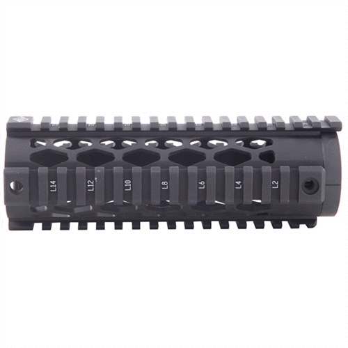 Die AR-15 Diamond Pattern Free Float Handguards bieten einzigartige Diamond-Form-Lüftungen für optimale Wärmeableitung und vier Picatinny-Schienen für Zubehör.