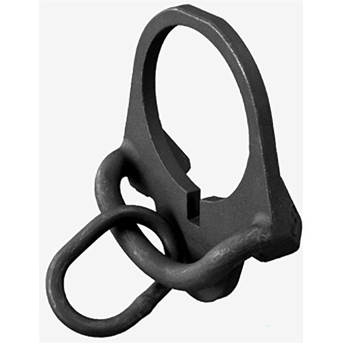 L'ASAP Sling Adapter di MAGPUL offre un vantaggio tattico con 180° di movimento della sling, permettendo un rapido cambio di spalla e adattamenti in situazioni critiche.