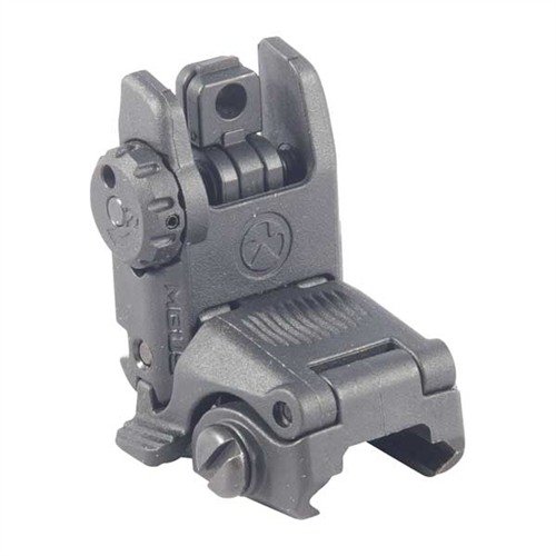 Die AR-15 MBUS GEN 2 Tactical Rear Sight bietet schnelle Bereitstellung, kompakte Bauweise und zwei Aperturen für präzises Zielen bei jedem Wetter.