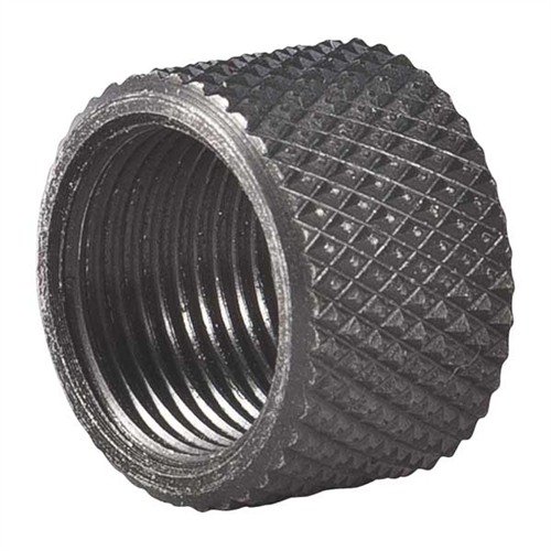 Proteggi il tuo canna filettata con il THREAD PROTECTOR LONE WOLF, realizzato in acciaio inox 303, finitura nera, compatibile solo con filettature specifiche.