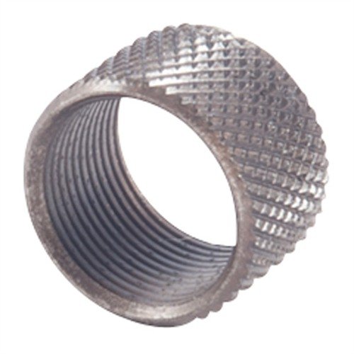 Schütze dein Gewinde mit dem THREAD PROTECTOR von LONE WOLF DIST. aus 303 Edelstahl, knurling und schwarzer Oxidbeschichtung – perfekt für Lone Wolf Gewinde.