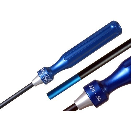 Die 1-teiligen, beschichteten Reinigungsstäbe aus Federstahl reinigen effektiv ohne Biegen, schützen den Lauf und bieten eine komfortable Handhabung für präzise Kontrolle.