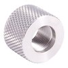 .920 Bull Thread Protector 1/2-28 in acciaio inossidabile protegge i filetti della canna del tuo fucile da danni, facile da installare e rimuovere.