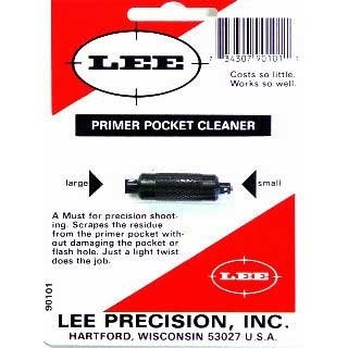 Der PRIMER POCKET CLEANER von LEE PRECISION reinigt grosse und kleine Primer-Pockets, sorgt für präzises Setzen der Zündhütchen und bietet dank der Stahlkonstruktion und der geriffelten Oberfläche einen sicheren Halt.