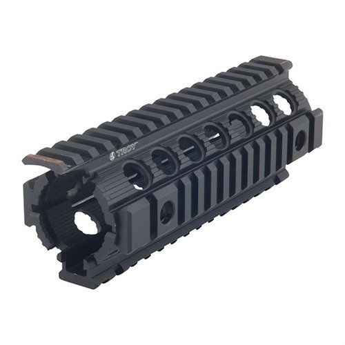 Die Troy Enhanced Drop-In Battle Rail ist leicht zu installieren, benötigt kein Gunsmithing und bietet MIL-STD Picatinny Rails sowie Q.D. Swivel-Sockel.