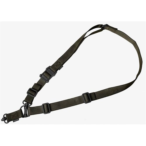 L'MS4 GEN2 DUAL QD SLING offre un'opzione convertibile da due a un punto, con attacchi QD anteriori e posteriori per una maggiore versatilità e comfort.