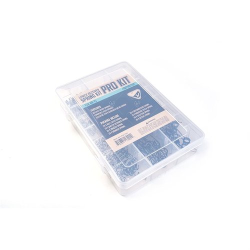 Il kit di molle AR-15/M16 di STRIKE INDUSTRIES offre 20 molle essenziali per il ricevitore inferiore, ideale per armieri e negozi di armi, tutto in una pratica scatola.