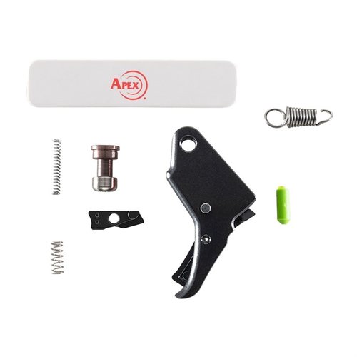Das S&W Shield Action Enhancement Trigger & Duty/Carry Kit verbessert deinen Abzug mit einem stabilen Aluminiumtrigger, kürzerem Pre- und Over-Travel und einem sanften 5-5,5 lb Abzug.