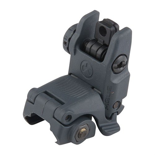Mirino posteriore MBUS GEN 2 di MAGPUL, compatto e veloce da attivare, offre backup sicuro per il tuo AR-15 con regolazione della deriva e design robusto.
