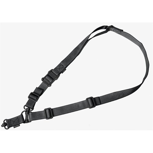 L'MS4 GEN2 DUAL QD SLING di MAGPUL offre una versatilità senza pari con la sua configurazione convertibile one/two-point e attacchi QD per un'ottima stabilità.