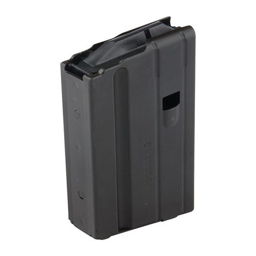 Das AR-15 5RD Magazin aus strapazierfähigem Edelstahl bietet zuverlässige Leistung, einen Polymer Anti-Tilt Follower und eine matte schwarze Oberfläche für stealthy Operation.