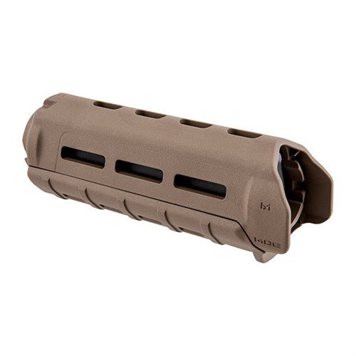 Le maniglie Magpul MOE M-LOK per AR-15/M16 offrono un design leggero e resistente, con slot M-LOK per accessori personalizzabili e maggiore versatilità.
