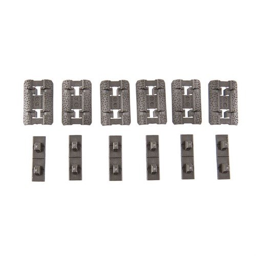 Die M-LOK Type 2 Rail Covers bieten einen niedrigen Profil, sind vielseitig anbringbar, rutschfest und ermöglichen eine individuelle Farbgestaltung.