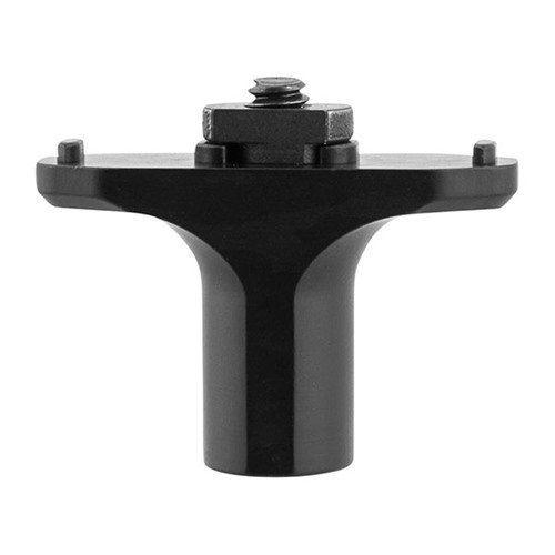 Der Arisaka M-LOK Finger Stop bietet ergonomischen Halt zwischen Zeige- und Mittelfinger, verhindert das Abrutschen auf heisse Läufe und eignet sich als Barrikadenstütze.