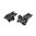 MAGPUL MBUS PRO FLIP UP SIGHT SET LR ADJUSTABLE FOR AR-15 BLACK