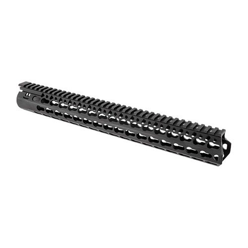 Il handguard BCM KMR Alpha di Bravo Company offre una flottazione del canna per maggiore precisione, con numerose slot KeyMod™ per accessori e un design leggero e robusto.