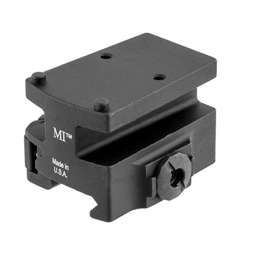 Die TRIJICON RMR Quick Detach Mount von Midwest Industries bietet einen extrem glatten QD Hebel, ist werkzeuglos einstellbar und aus robustem 6061 Aluminium gefertigt.