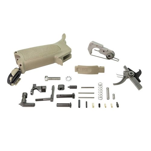 Il kit AR-15 BCMGUNFIGHTER™ Enhanced Lower Parts offre componenti di qualità Mil-Spec e miglioramenti come il BCM PNT™ Trigger Assembly e il BCM Pistol Grip, Mod 3.