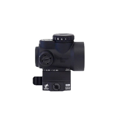 Die AD-MRO-SOCOM Halterung für das Trijicon Miniature Rifle Optic bietet eine niedrige 1/3 Co-Witness Höhe, ist aus 6061 T6 Aluminium gefertigt und hat ein QD Auto Lock™ System.