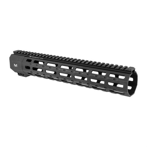 Il guardamano SP Series M-LOK è robusto, con design free float, sette lati di slot M-LOK, realizzato in alluminio 6061 anodizzato e 100% Made in the USA.