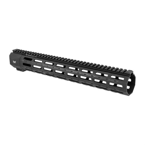 Il guardamano SP Series di Midwest Industries offre un design robusto e monopezzo, con sette lati di slot M-LOK, realizzato in alluminio 6061 anodizzato.
