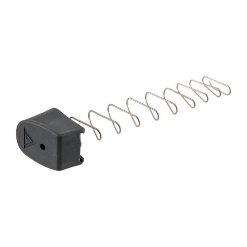 Die MAGAZINE EXTENSION für GLOCK® 43 bietet 2 zusätzliche Schuss, erhöht die Kapazität auf 8 + 1 und sorgt für einen besseren Griff beim Schiessen.