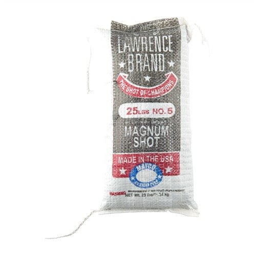 Entwickelt aus über 100 Jahren Erfahrung, bietet das LAWRENCE MAGNUM LEAD SHOT #5 eine enge Musterung und tiefe Penetration für dein Spiel. Ideal für Shotshell-Loader!