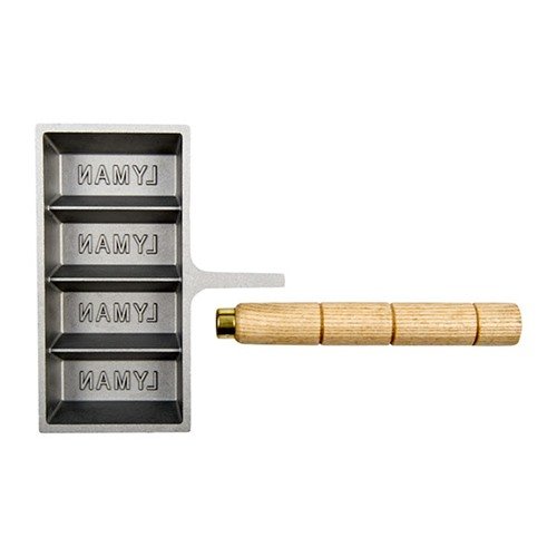 Die Lyman Ingotsform ist ideal zum Schmelzen von Altblei, mit Platz für vier stapelbare Ingots, die jeweils ca. 1 lb wiegen und leicht entnommen werden können.