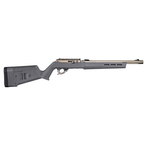 Der Magpul Hunter X-22 Takedown Stock bietet eine ergonomische Form, verstellbare Länge und Höhe, M-LOK®-Slots und passt perfekt auf die Ruger 10/22 Takedown.