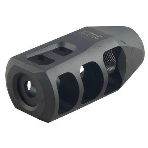 Der M11 Severe-Duty Muzzle Brake 6.5 bietet überlegene Rückstosskontrolle, minimiert Staubaufwirbelung und verbessert die Genauigkeit durch präzise CNC-Bearbeitung.