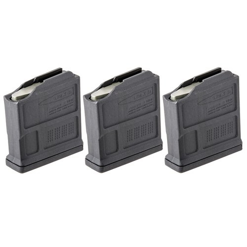 Il PMAG 5 7.62 AC offre una costruzione in polimero resistente, capacità di 5 o 10 colpi, compatibilità AICS e un design avanzato per una maggiore affidabilità.