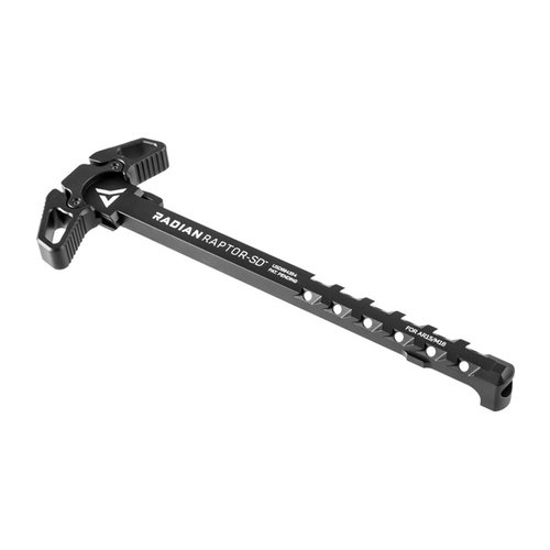 Der Raptor-SD Charging Handle bietet eine gasoptimierte Konstruktion, ambidextrisches Design und ist aus robustem 7075-T6 Aluminium gefertigt.