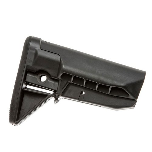 Il BCMGunfighter SOPMOD Stock MOD 0 offre un supporto sicuro e confortevole, con un design minimalista, attacco ambidestro e sistema di bloccaggio robusto.
