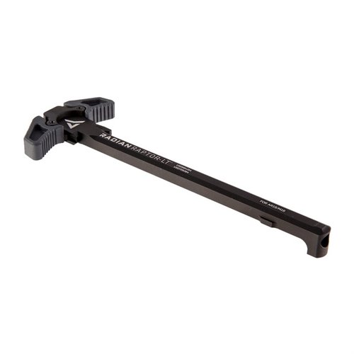L'AR-15 Raptor-LT Charging Handle offre funzionalità avanzate, realizzato in alluminio 7075, resistente alla corrosione e completamente ambidestro.