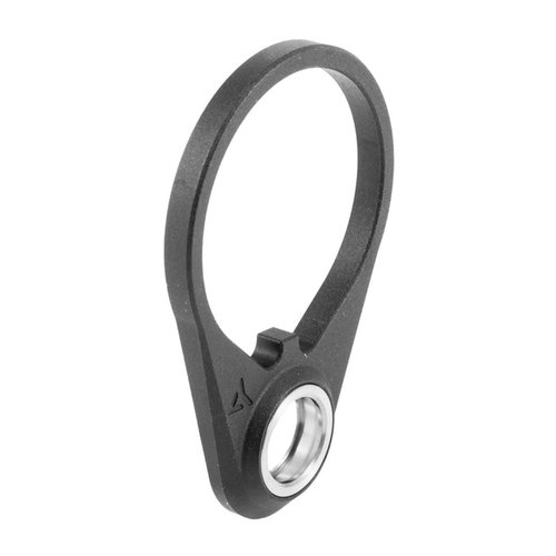 Die AR-15 Ultralight QD Endplate von Radian Weapons wiegt nur 6,5 Gramm, besteht aus 7075-T6 Aluminium und hat eine schwarze, anodisierte Oberfläche.