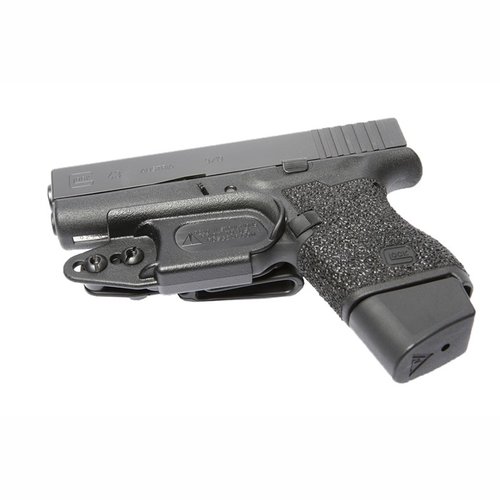 Das Raven Concealment VanGuard 2 Holster für Glock 42/43 bietet sicheren Schutz, minimalen Platzbedarf und ist einfach anpassbar für optimalen Tragekomfort.