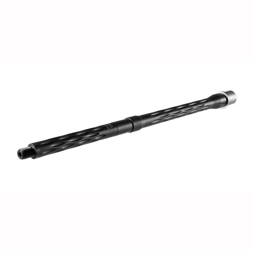 Les canons flûtés Faxon AR-15 en .223 Wylde offrent un look unique, un refroidissement optimal et sont fabriqués en acier inoxydable 416R avec finition QPQ Black Nitride.