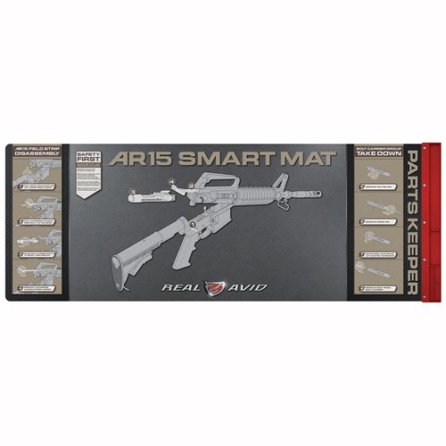 Entdecke die Real Avid AR15 Smart Mat Reinigungsmatte 🛠️! Ideal für die Reinigung deines AR-15, mit praktischen Anleitungen und ölbeständiger Oberfläche.