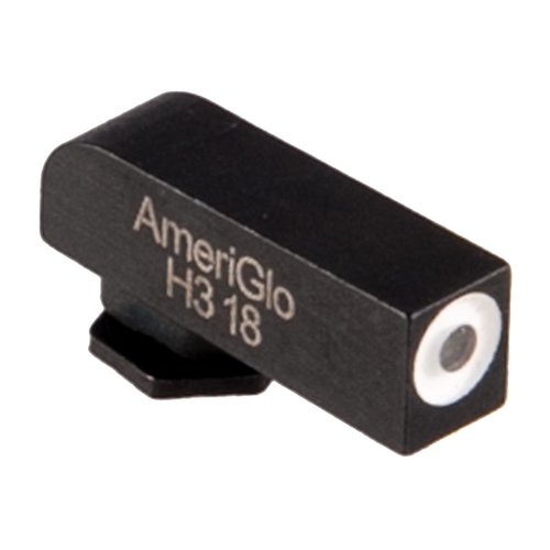 Il mirino anteriore AmeriGlo Tritium per Glock offre un design a profilo basso, costruzione in acciaio di precisione e punti tritio per acquisire rapidamente il bersaglio.