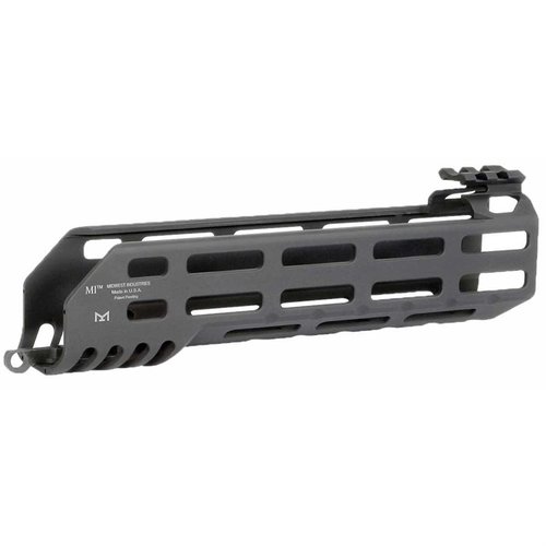 Der MIDWEST INDUSTRIES, INC. Handguard Drop-In aus Aluminium (8.25) in Schwarz bietet dir eine leichte, robuste Bauweise und einfache Montage für optimale Handhabung.
