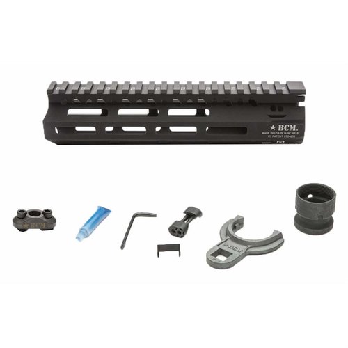Der BCM MCMR M-LOK Handguard bietet eine schlanke, leichte Bauweise, eine vollständige Picatinny-Schiene und zahlreiche M-LOK Slots für Zubehör.