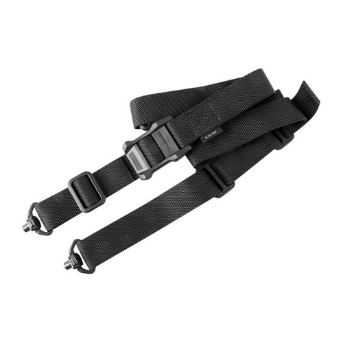 La Magpul MS1 QDM Sling offre un design robusto e a basso profilo, regolazioni rapide, e funzionalità a due punti ottimizzate, ideale per ogni fucile.